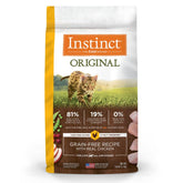 Instinct Original: bolsa de alimento seco para gatos, ideal para alimentación diaria.