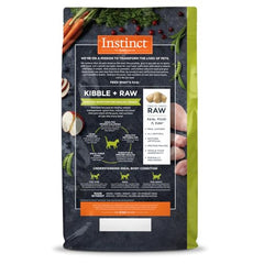 Instinct Raw Boost trocitos crudos y secos para gato, textura variada