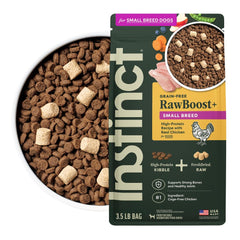 Instinct RawBoost para pequeña raza con pollo real en bolsa de 3.5 lb, proteína de calidad