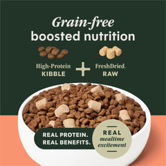 Salmón real en Instinct RawBoost ayuda a una dieta rica en proteínas