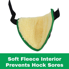Intrepid Click Hock Shield con ajuste flexible y seguro.