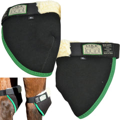 Intrepid Click Hock Shield cubre completamente el corvejón, protección contra rozaduras.