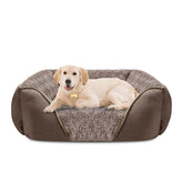 Cama INVENHO grande para perros, diseño rectangular lavable para descanso profundo.