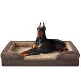 INVENHO cama ortopédica XXL con espuma huevo ofrece soporte y confort para perros grandes.