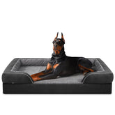 Cama ortopédica INVENHO para perros extragrandes, soporte cómodo para articulaciones.