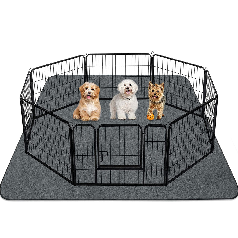 Alfombra lavable INVENHO para perros, 72x72, gran absorción.
