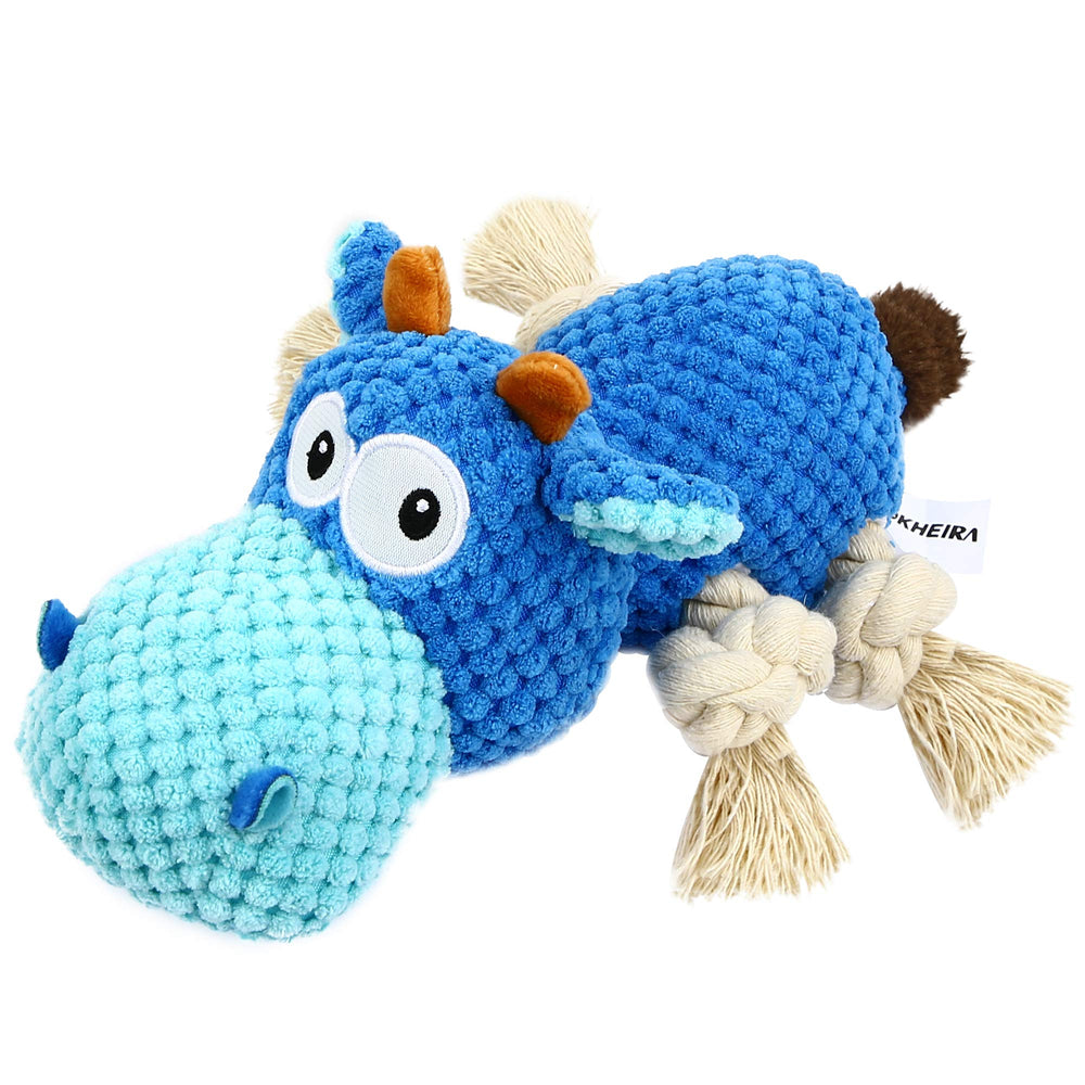IOKHEIRA juguete peluche para perro grande, ideal para mordidas intensas y juego prolongado