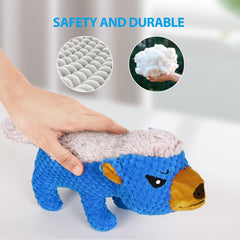 IOKHEIRA Juguete duradero con costuras reforzadas para mordidas fuertes.