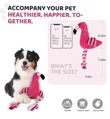 IPTPAS Juguete perro peluche suave y duradero, cómodo para masticar.