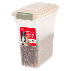 IRIS USA contenedor de alimentos para perros con tapa hermética mantiene la frescura.