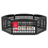 IRIS USA corral de juego para perros interior con puerta facilita el acceso seguro.