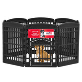 IRIS USA Dog Playpen con Puerta frontal, acceso fácil para mascota segura