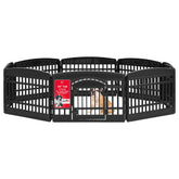 IRIS USA jaula-juego para perro de 24 pulgadas con puerta para acceso fácil.