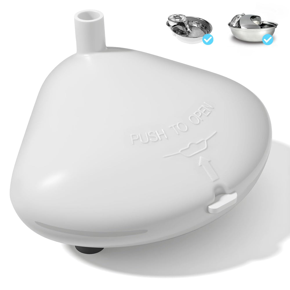 ITSCUTE carcasa de filtración para fuentes de mascotas con enfoque en filtro y agua fresca