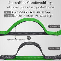 iYoShop amortiguadores dobles para paseos más suaves y menos tirones.