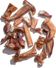 Jack&Pup Bully Bites en trozos de 1 a 3 pulgadas para perros.