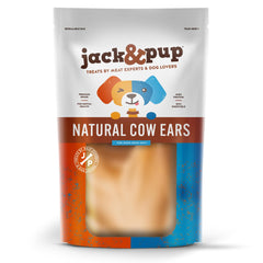 Jack&Pup orejas de vaca para perros, snack natural y sabroso