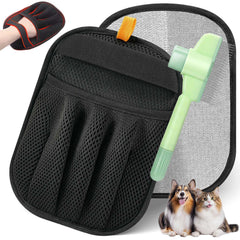 Guante electrostático Jadesiegel, recoge pelo de muebles para limpieza rápida.