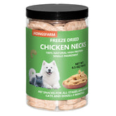 JADINGSFARM cuellos de pollo deshidratados: snack crujiente para entrenamiento