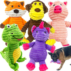 Jalousie dinosaurio chirriante, ideal para juego activo y estimulación.