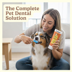 Pasta dental enzimática Jasper para perros, ayuda a reducir la placa.