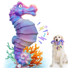 Jeefome Juguete mordedor con diseño de caballito de mar para juego seguro