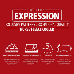 Jeffers Expression Fleece Cooler, absorbencia de humedad rápida para secar tras el ejercicio.