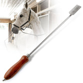 Jeffers flotador dental de acero inoxidable, mango de 26 pulgadas para alcance
