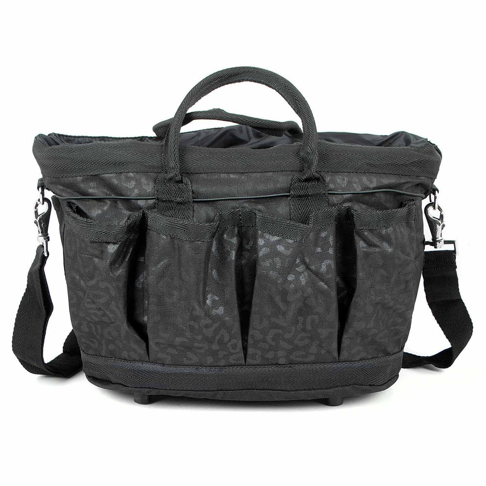 Jeffers Poplar Head: bolsa con bolsillos para cepillos, organización rápida para el aseo de caballos.