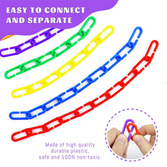 Eslabones educativos JIALEEY para clasificar, contar y crear patrones.