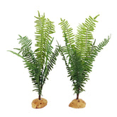JIHAQUA planta falsa de helecho para terrario brinda refugio natural para reptiles