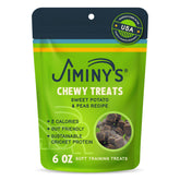 Premios de entrenamiento con cricket de Jiminy para perros.