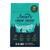 Jiminy's Cravin Cricket, bolsa de alimento seco para perro 3-5 lb, práctico y fácil de medir.