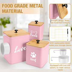 Jingmore tarro mediano para croquetas, diseño hermético para frescura.
