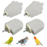 Piedra volcánica de JINJUMEI para moler el pico de aves de forma segura.
