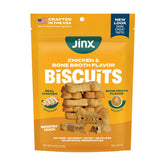 Galletas crujientes Jinx con hueso y pollo, sabor natural para perros