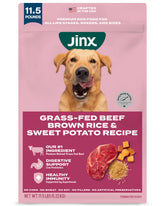 Jinx Premium croqueta con carne de res real para nutrición de perros de todas las edades.