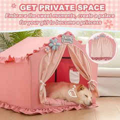 Jiupety funda-cama-perro-lavable-rosa: limpieza rápida y sencilla.