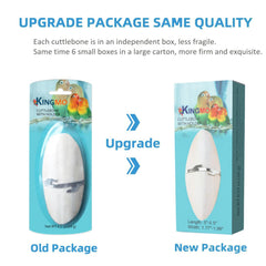 Jmxu's Cuttlebone pour perruches ondulées avec support, usage quotidien.