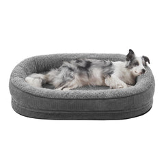 JOEJOY cama-ortopedica-perro-grande-espuma-memoria ofrece soporte suave para articulaciones.
