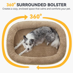 joejoy cama ortopédica XL superficie suave acolchada para descanso más cómodo.