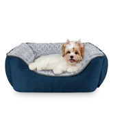 Cama rectangular para perros JOEJOY, vista frontal, confort diario.