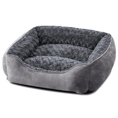 JOEJOY cama rectangular con muros elevados para soporte cómodo.