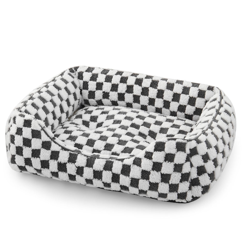 Cama ortopédica JOEJOY para perros con tejido jacquard suave.