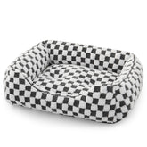 Cama ortopédica JOEJOY para perros con tejido jacquard suave.