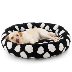 JOEJOY Cama para Perro Redonda, vista frontal, confort inmediato para siestas.