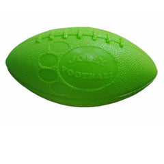 Jolly Pets Fútbol canino de 8 pulgadas en verde manzana, ideal para juego activo.