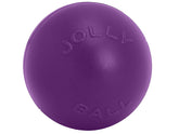 Jolly Pets Push-N-Play Ball de 14 pulgadas para perros grandes, muy duradera.