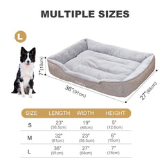 La cama JOYELF con reborde alzado ofrece soporte para cuello y cabeza.