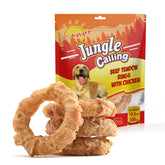 Jungle Calling: tendones de res en aros para masticación prolongada